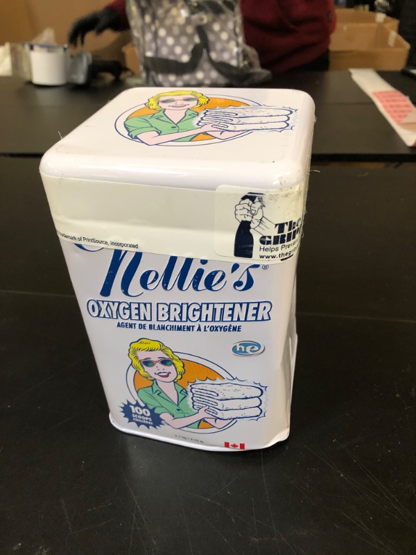 Photo 2 of Nellie's Oxygen Brightener - 100 Scoops - Planet Friendly Stain Remover - Safe Alternative to Bleach - Septic-Safe Formula - Compact Powder Form