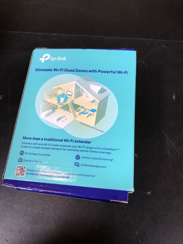 Photo 2 of TP-Link AC1200 WiFi Extender, 2024 Wirecutter Best WiFi Extender, 1.2Gbps home signal booster, Dual Band 5GHz/2.4GHz, Covers Up to 1500 Sq.ft and 30 Devices ,support Onemesh, One Ethernet Port (RE315)