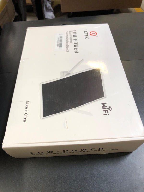 Photo 1 of WiFi Extender Signal Booster Solar Battery Outdoor, Long Range up to 300-feet, Internet 2.4G WiFi Extender Booster, Wireless Signal Booster WiFi Repeater 300Mbps, Applicable to 2.4G Router (33*24cm)