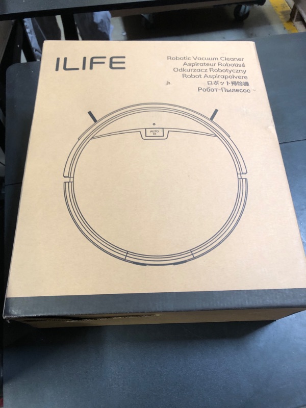 Photo 2 of ILIFE Robot Vacuum and Mop, 3000Pa Strong Suction Robot Vacuum Cleaner, Gyro Navigation, App Control, No Tangle, Compatible with 2.4GHz WiFi, Alexa, Ideal for Hard Floor, Pet Hair, V9