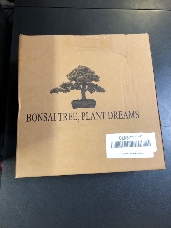 Photo 1 of Bonsai Tree Kit, Wooden Gift Box Indoor Bonsai Tree Starter Kit with Tools & Japanese Plants Seeds, Growing DIY Gardening for Plant Lovers (Plant Lover Gift)