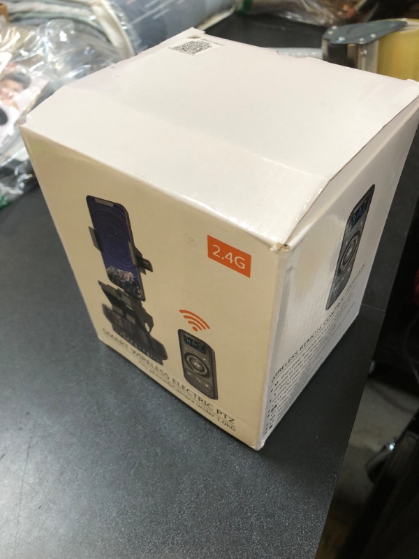 Photo 1 of Motorized Panoramic Tripod Head 360° Rotation Remote Control 9 Gears Speed Compatible with Phones Cameras, Type C Charging, 2000mah Battery