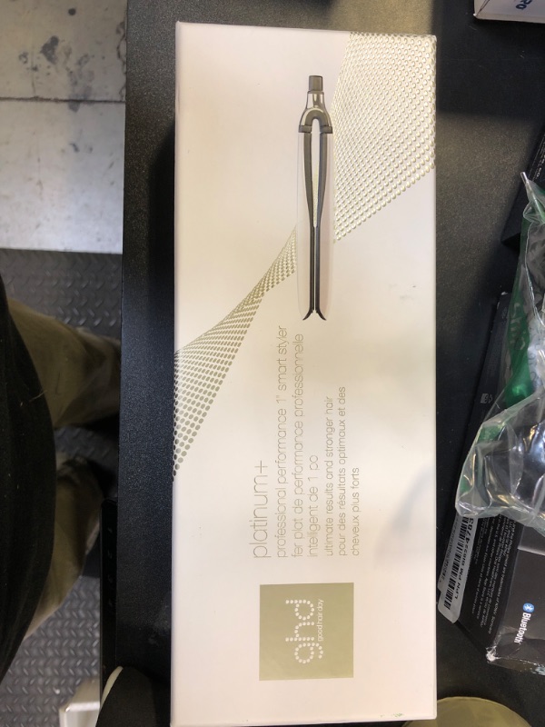 Photo 1 of ghd Platinum+ Styler ? 1" Flat Iron Hair Straightener, Professional Ceramic Hair Styling Tool for Stronger Hair, More Shine, & More Color Protection ? White