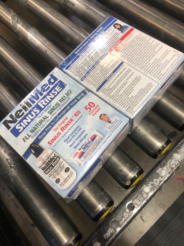 Photo 1 of NeilMed Sinus Rinse - A Complete Sinus Nasal Rinse Kit, 50 Count (Pack of 2)