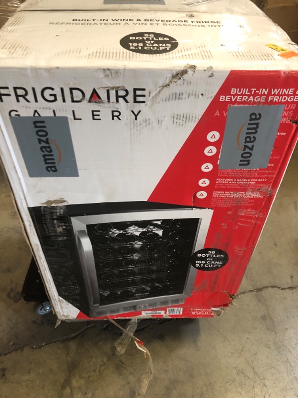 Photo 3 of Frigidaire FGMIS5060 5.1 Cu Ft Capacity, Wine/Beverage Fridge, Built in-(Stainless Steel), Silver