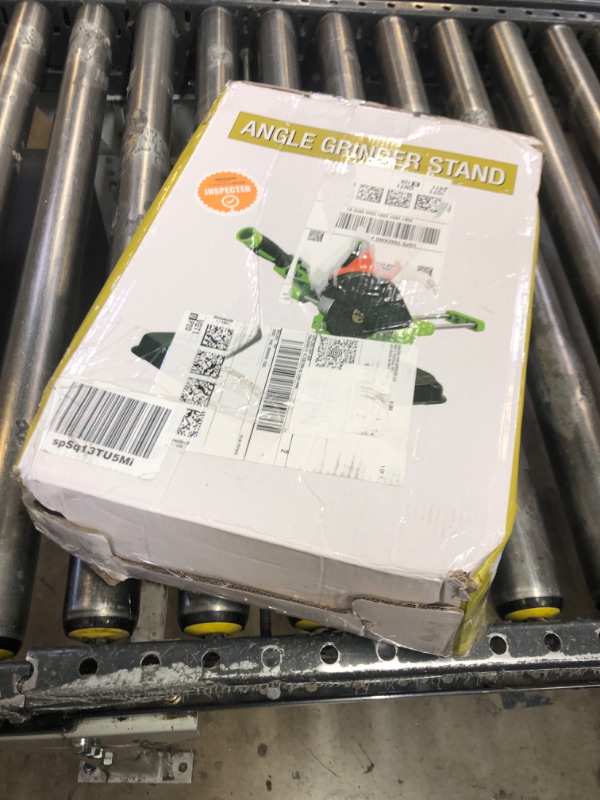 Photo 1 of ZWSJLC Upgraded Angle Grinder Stand Sliding DIY Cutter Support Aluminum Bracket Holder iron base Suitable for 100/115/125mm angle grinder