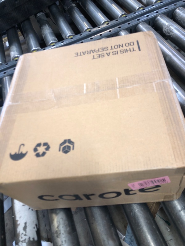 Photo 1 of CAROTE Pots and Pans Set, Nonstick Cookware Set Detachable Handle, 15pcs Induction Kitchen Cookware Sets Non Stick with Removable Handle, RV Cookware Set, Oven Safe, Blue