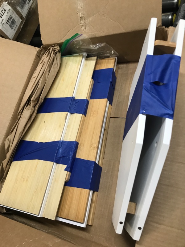 Photo 1 of HOMEKOKO Double Layer Oversized Bread Box, Extra Large Bread Box for Kitchen Counter, Wooden Large Capacity Bread Storage Bin