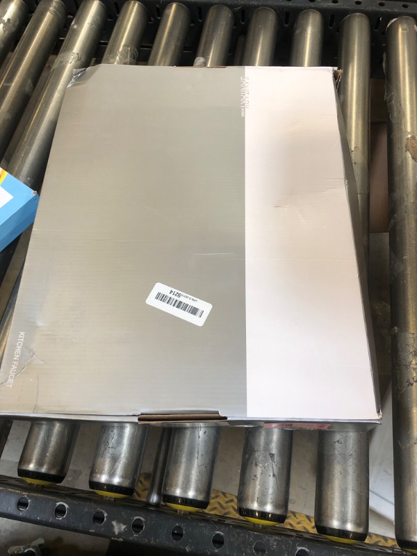 Photo 1 of Qomolangma Kitchen Faucet with Pull Down Sprayer, Single Level Stainless Steel Kitchen Sink Faucets, Single Handle High Arc Brushed Nickel Pull Out Kitchen Faucet