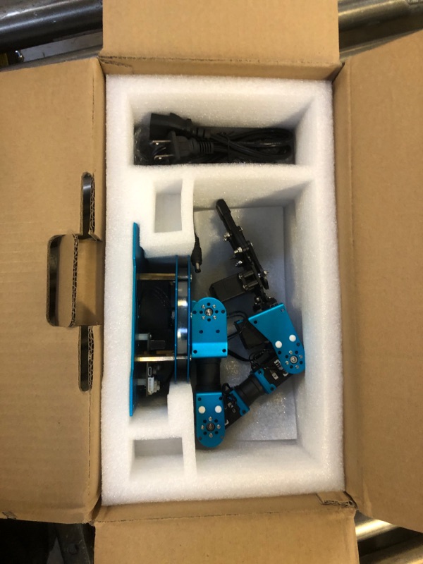 Photo 1 of LewanSoul Robotic Arm for Arduino Coding Programming 6DOF STEM Educational Building Robot Arm Kits, 6 AXIS Full Metal Robotic Arm Wireless Handle/PC/App/Mouse Control (Assembled)