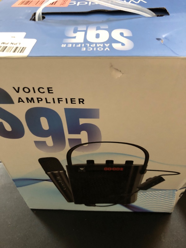 Photo 1 of Bluetooth 5.3 Wireless Voice Amplifier with 2 Wireless Microphones, 40W Portable Rechargeable PA System for Teachers, Indoor/Outdoor Events