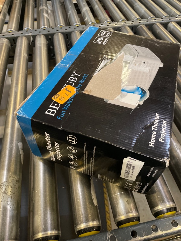 Photo 1 of Projector with Bluetooth, Native 1080P Full HD Projector with Speaker, 9500 Lumens Outdoor Portable Movie Mini Projector Compatible with Laptop, Smartphone, TV Stick, Xbox, Roku