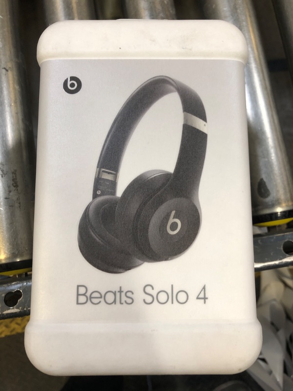 Photo 2 of Beats Solo 4 - Wireless Bluetooth On-Ear Headphones, Apple & Android Compatible, Up to 50 Hours of Battery Life - Matte Black