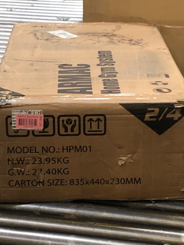 Photo 3 of *** BOX 1 OF 4, FOR PARTS ONLY*** Home Gym, Multifunctional Home Gym Equipment for Leg Press, 150LBS Weight Stack Machine, Workout Station with Pulley System for Full Body Training