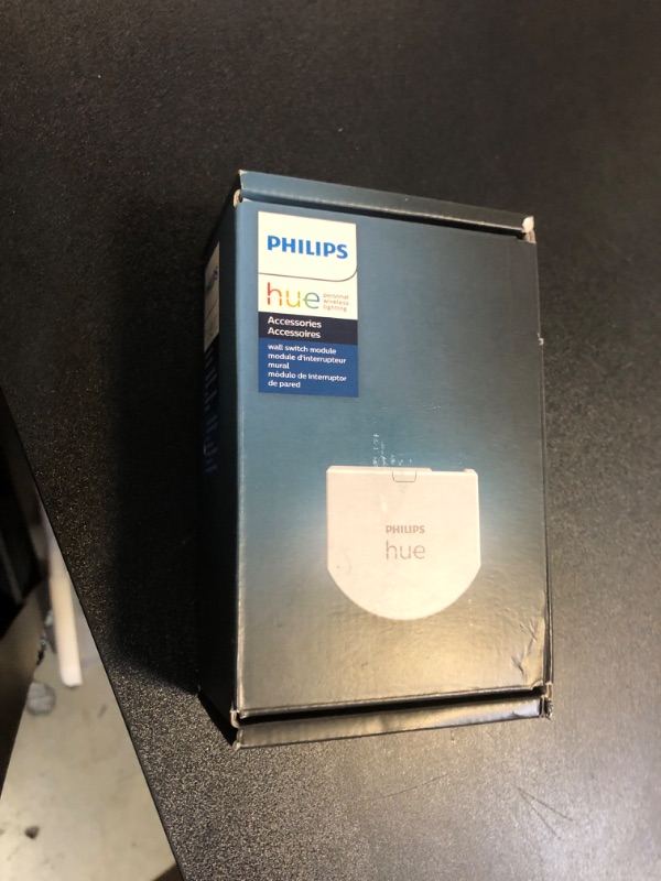 Photo 2 of Philips Hue Wall Switch Module, White - 1 Pack - Indoor - Keeps Hue Smart Lights Reachable When Switch is Off - Requires Hue Lights and Hue Bridge