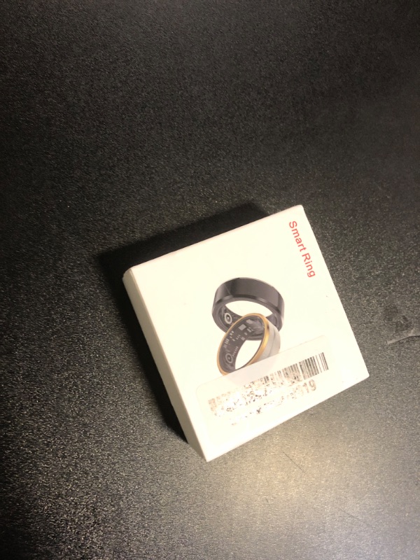 Photo 1 of 2024 New Smart Ring Health Tracker for Men Women - IP68 Waterproof Fitness Ring with Sleep Tracker/Heart Rate/Blood Oxygen/Steps/Distance/Calories, Air Shutter, Charging case Up to 7-Day, Silver #9