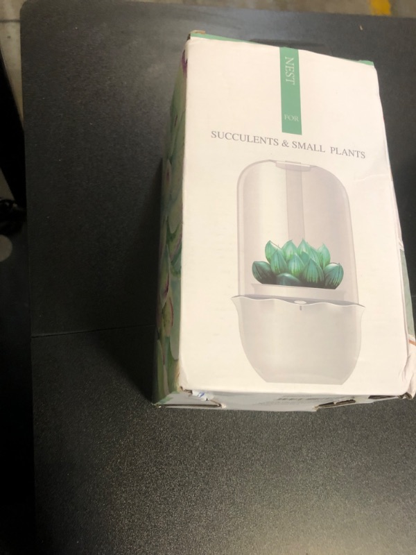 Photo 1 of Smart Venus Fly Trap Terrarium Pot with Timer&Fan,Succulent Planter with Grow Light,Indoor Plant Pots Terrarium with Drainage Hole for Carnivorous Plants,Sundew Moss,Cactus(No Plant)