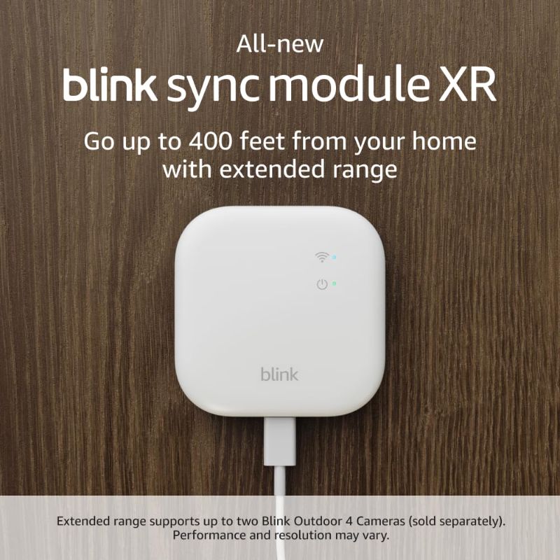 Photo 1 of All-new Blink Sync Module XR — System hub for all Blink devices, go up to 400 feet from your home with extended range for Outdoor 4
