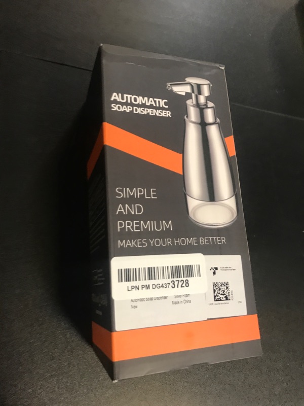 Photo 1 of Blancel Automatic Foaming Soap Dispenser Touchless Stainless Steel Auto Foam Hand Soap Dispenser Hands Free Electric Refillable Silver Soap Dispenser for Bathroom Kitchen