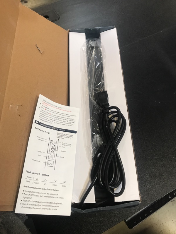 Photo 1 of Infiway Desk Lamp with USB Charging Port: LED Eye-Caring Smart Table Light for Home Office - 1 Type-C, 1 USB-A Charging Port, 2 AC Power Outlets