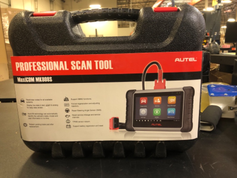 Photo 1 of Autel Scanner MaxiCOM MK808S: 2025 Bidirectional Tool as MK808BT Pro MX808S M808Z, Function as MaxiCheck MX900, 28+ Service, Active Test, All System Diagnose, Injector Coding, FCA Autoauth Android 11
