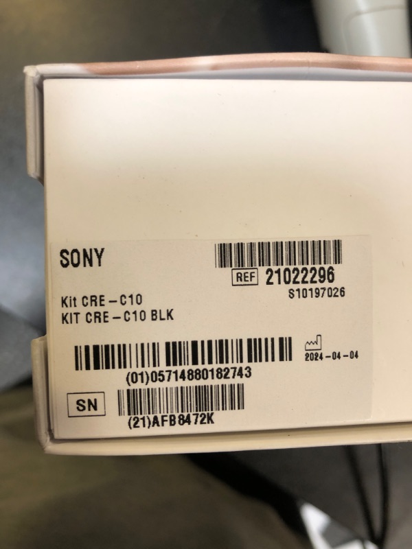 Photo 2 of Sony CRE-C10 Self-Fitting OTC Hearing Aids for Mild to Moderate Hearing Loss, Prescription-Grade Sound Quality, Compact Virtually Invisible Design, Customizable App, and Replaceable Batteries, Black