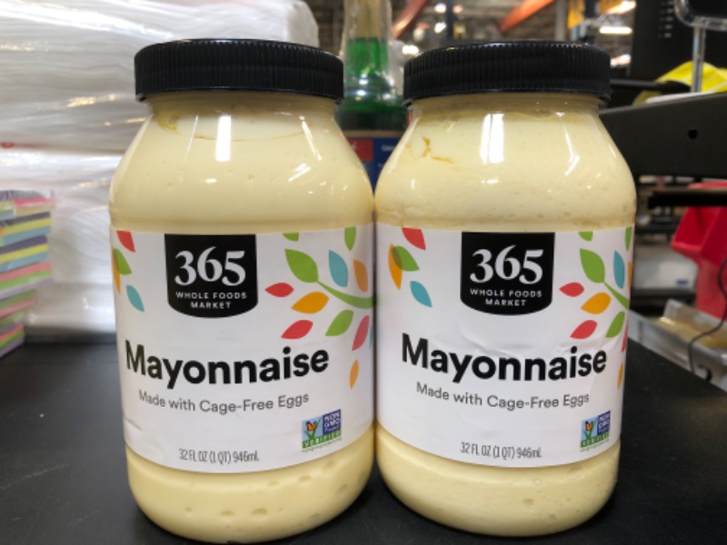 Photo 2 of 2 Bottles of 365 by Whole Foods Market, Mayonnaise, 32 Fl Oz Best By 01/07/2025