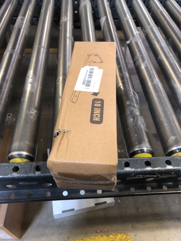 Photo 1 of VANCASTLE Shelf Bracket, Floating Shelf Bracket 10 Inch , 6 Pack Heavy Duty Shelf Brackets, Metal Wall Shelf Brackets with 1/5 Inch Thick and Holds 160+lb, Brackets for Wood Shelves?White