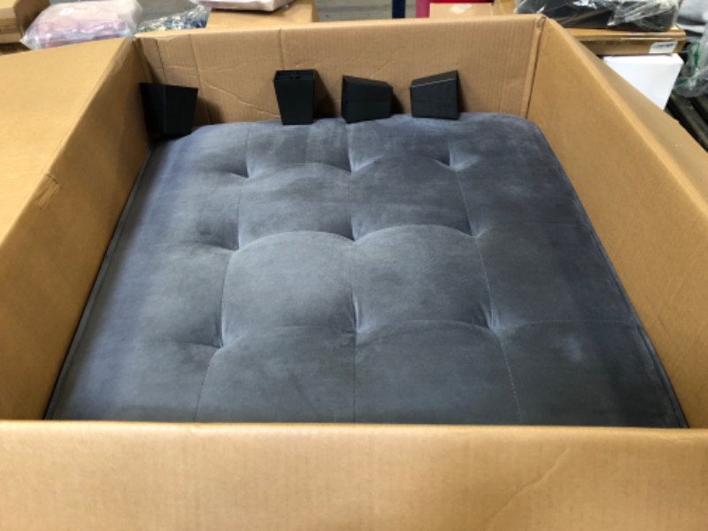 Photo 1 of Gray Ottoman 