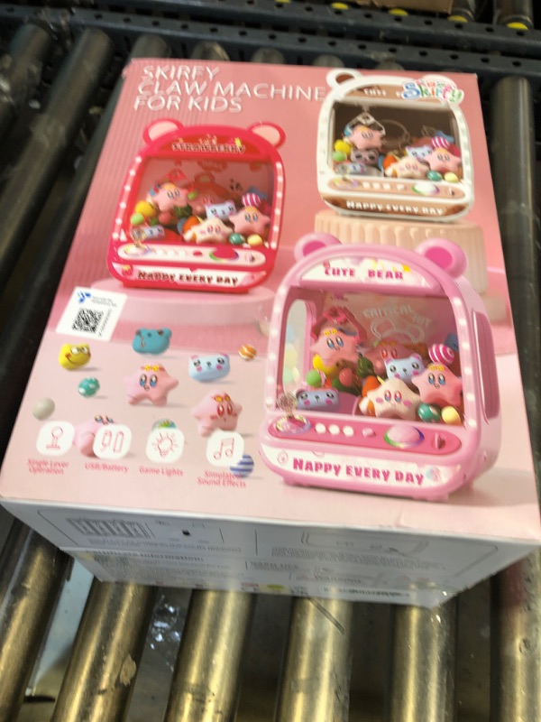 Photo 1 of **SOLD FOR PARTS**
Skirfy Claw Machines for Kids,Unicorns Toys for Girls Age 6+,Kids Arcade Games Mini Vending Machine with Squishy Toy Candy Dispenser Machine,Claw Game Machine,Thanksgiving Gifts for Girls Age 8-12
