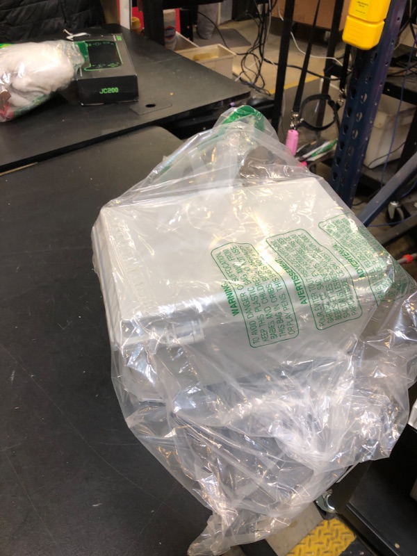 Photo 1 of Gratury Junction Box, IP67 Waterproof Plastic Enclosure for Electrical Project, Hinged Grey Cover, Includes Mounting Plate and Wall Bracket 290×190×140mm (11.4"×7.5"×5.5")