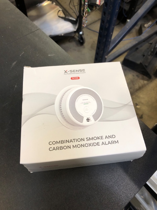 Photo 2 of X-Sense 2-in-1 Smoke and Carbon Monoxide Detector Alarm (Not Hardwired), 10-Year Battery-Operated Dual Sensor Fire & CO Alarm, SC06, 1-Pack