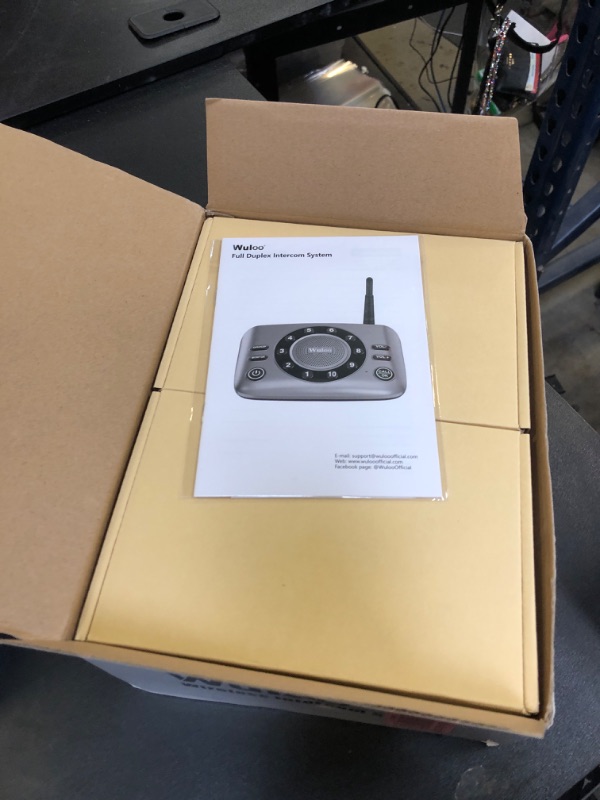 Photo 1 of Wuloo Hands-Free Intercoms Wireless for Home Business, Upgrade Two Way Audio Intercom System for Elderly, Full Duplex Room to Room Intercom with 5280 ft Range Clear Sound Anti-Interference, Pack of 4