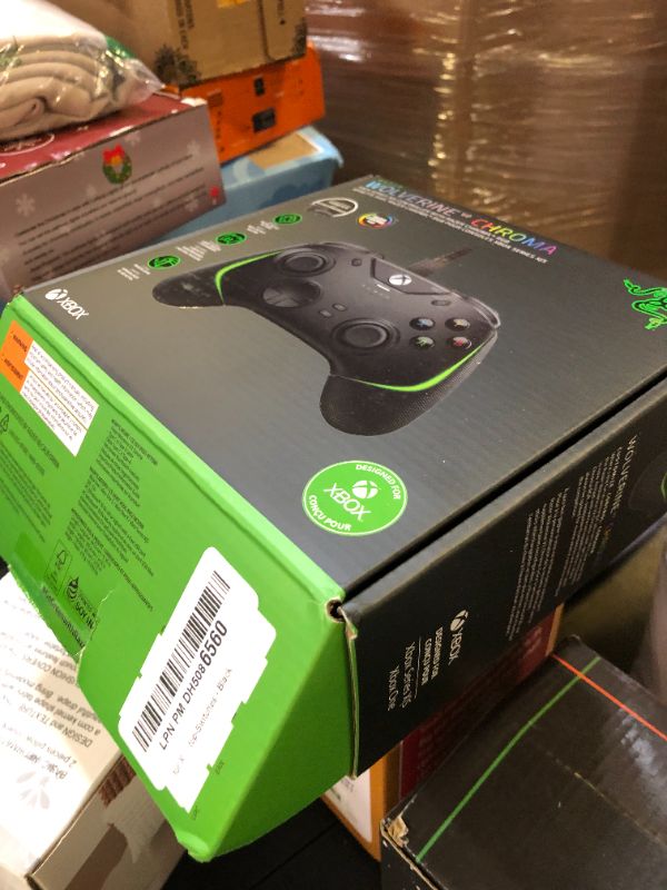 Photo 1 of Razer Wolverine V2 Chroma Wired Gaming Pro Controller for Xbox Series X|S, Xbox One, PC: RGB Lighting - Remappable Buttons & Triggers - Mecha-Tactile Buttons & D-Pad - Trigger Stop-Switches - Black