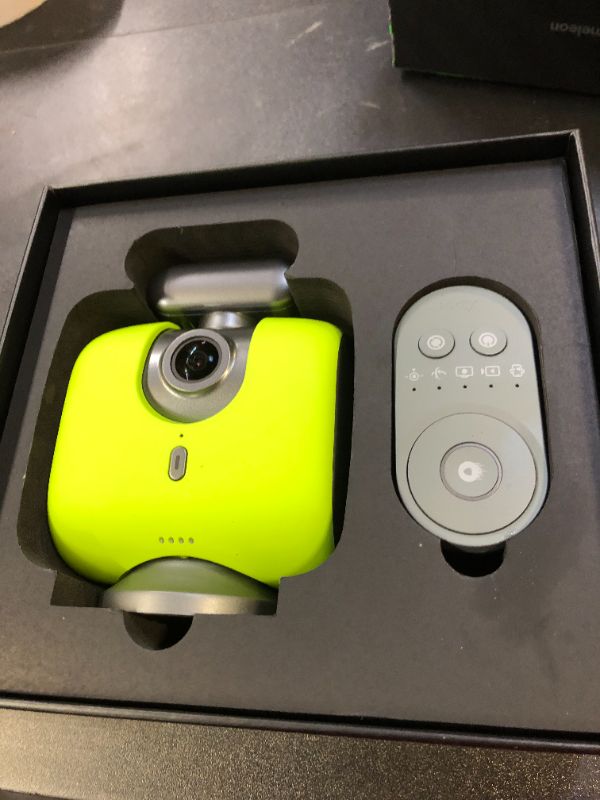 Photo 2 of XbotGo Chameleon AI Powered Sports Action Camera, Sports Gimbal Tracking System with Team and Player Tracking, COMS 4K Video, 360° Rotation, 120° FOV, Live Streaming (Lemon Green)