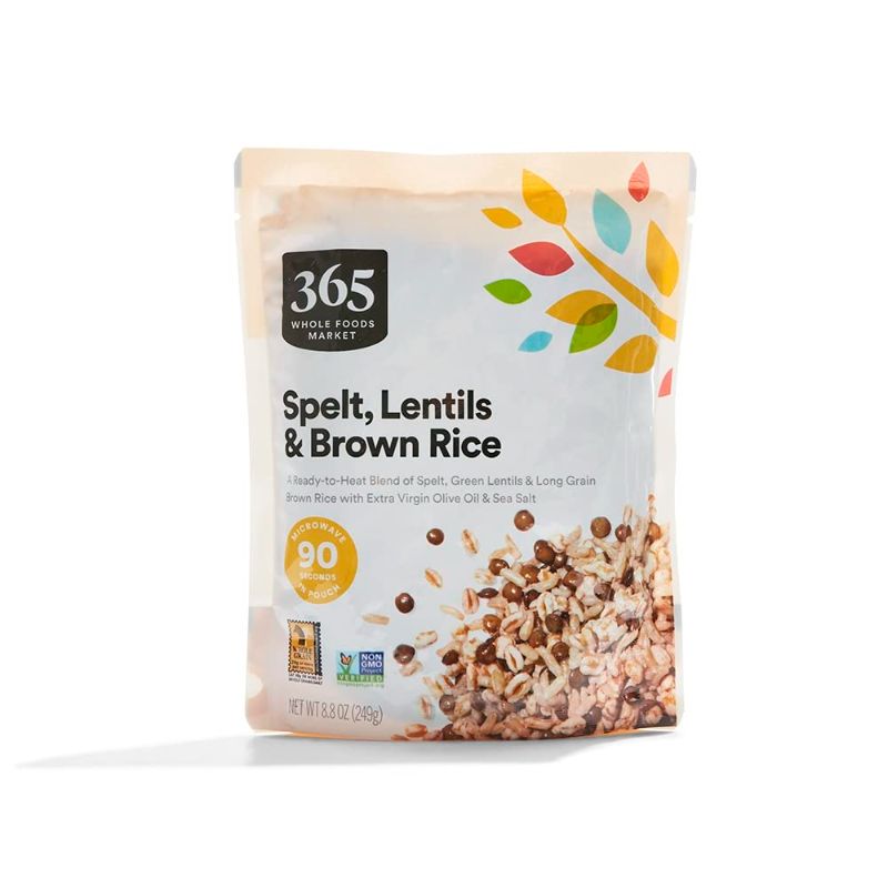 Photo 1 of 365 by Whole Foods Market, Spelt Green Lentils & Brown Rice, 8.8 Ounce