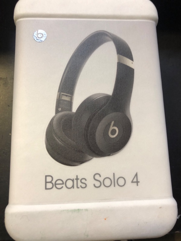 Photo 2 of Beats Solo 4 - Wireless Bluetooth On-Ear Headphones, Apple & Android Compatible, Up to 50 Hours of Battery Life - Matte Black