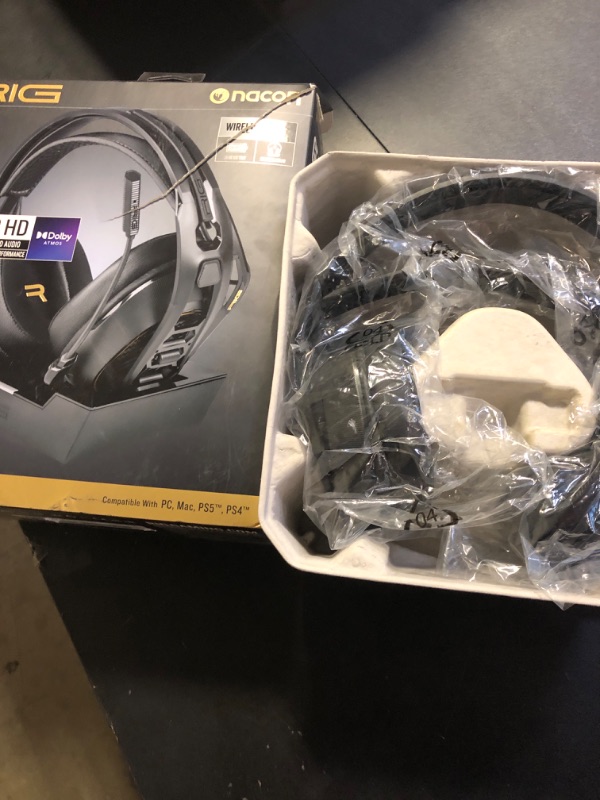 Photo 1 of RIG 800 PRO HD Wireless Gaming Headset & Multi-Function Base Station - Compatible with PC, Mac, PS5, PS4 - with Dolby Atmos 3D Audio for Windows 10/11 PCs (NOT Compatible with Xbox)