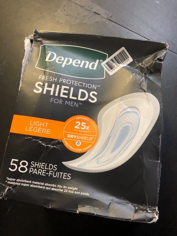 Photo 1 of Light Men's Pads - Depends - Incontinence Pads