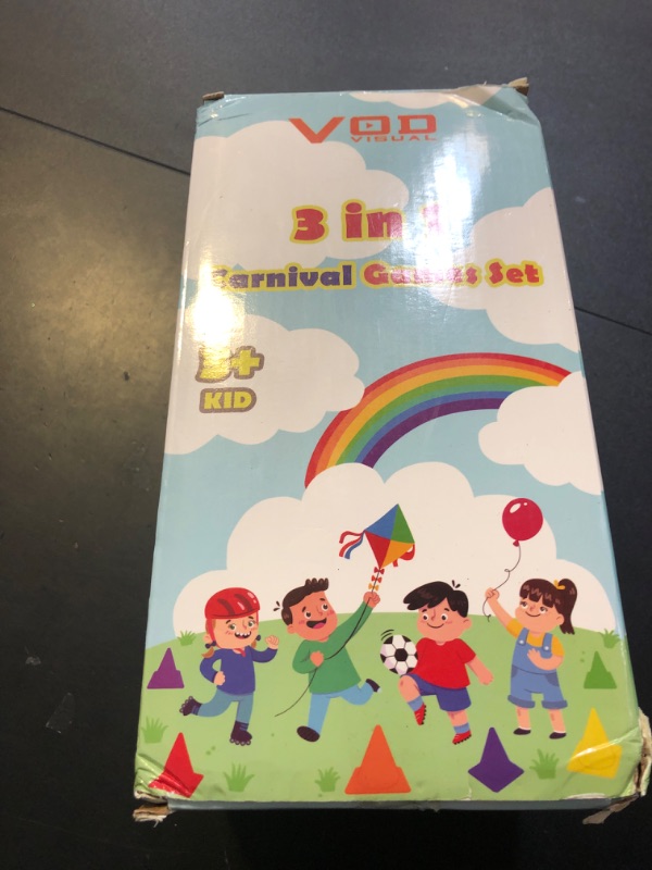 Photo 1 of 42PCS Carnival Games for Kids with LED Light,Obstacle Course Game Set - Ring Toss Game, Bean Bags, Cones - Outdoor Toys for Toddlers, Children's Indoor Play,Kids Party Cornhole Set, Lawn Games