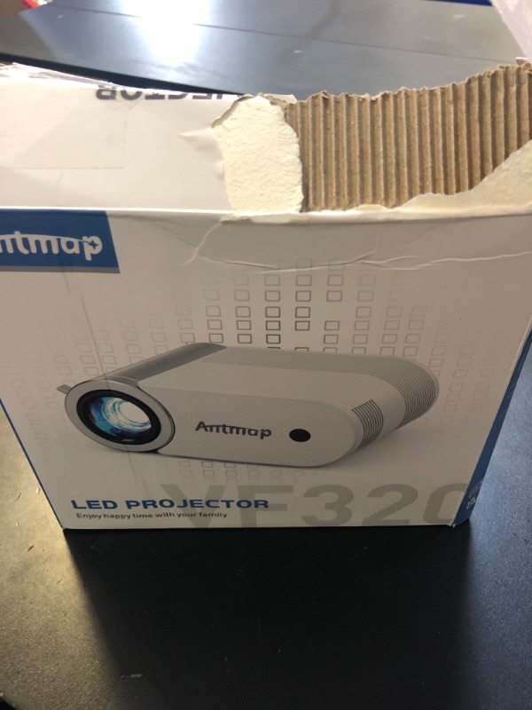 Photo 1 of Projector with WiFi and Bluetooth, antmap Mini Projector for Phone Native 1080P Bluetooth Projector Wireless WiFi Projector Compatible with Phone/Tablet/Laptop/TV Stick/Game Console