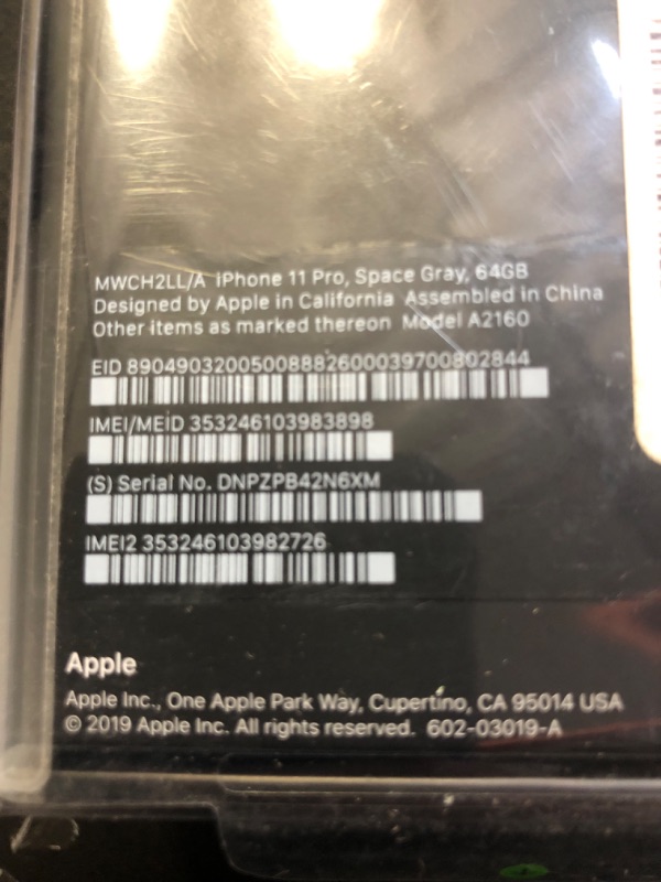 Photo 3 of Apple iPhone 11 Pro [64GB, Space Gray] + Carrier Subscription [Cricket Wireless]