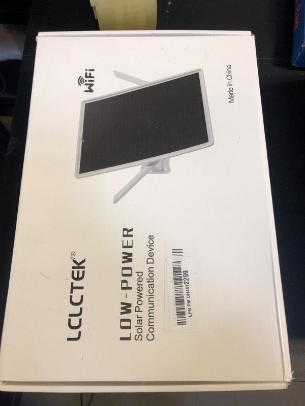 Photo 1 of WiFi Extender Signal Booster Solar Battery Outdoor, Long Range up to 300-feet, Internet 2.4G WiFi Extender Booster, Wireless Signal Booster WiFi Repeater 300Mbps, Applicable to 2.4G Router (33*24cm)