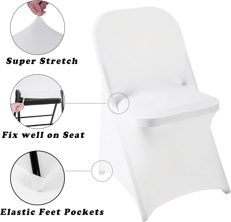 Photo 1 of  1 PC Waterproof Stretch Spandex Folding Chair Cover  