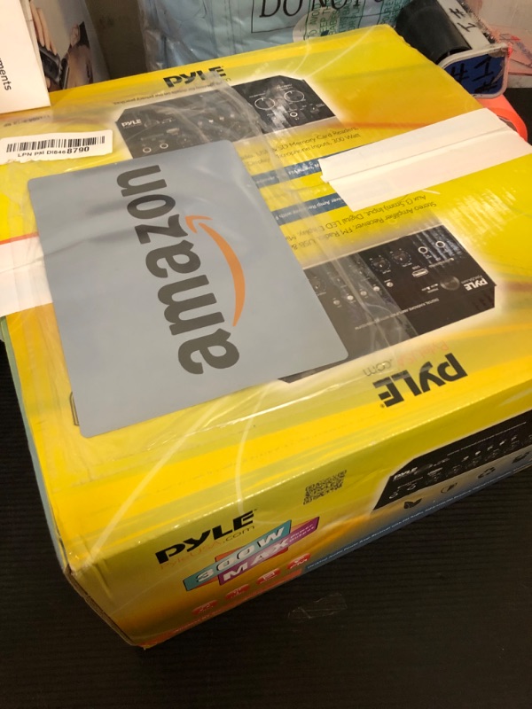 Photo 1 of Pyle Bluetooth Home Audio Amplifier Receiver Stereo 300W Dual Channel Sound Audio System w/MP3, USB, SD, AUX, RCA, MIC, Headphone, FM, LED, Reverb Delay, for Home Theater Speakers, Studio - PDA69BU