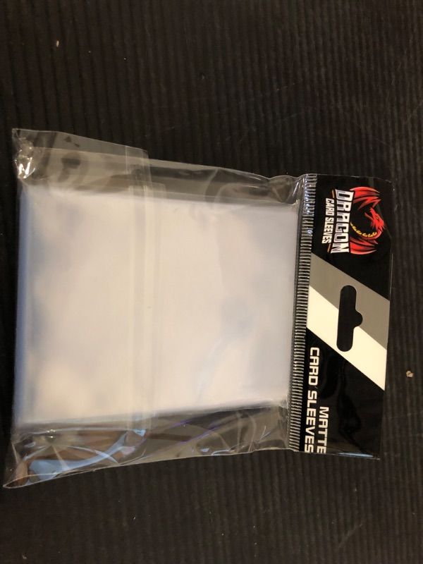 Photo 1 of 100pcs  Card Sleeves for Trading Cards, Soft Penny Card Sleeevs Clear Plastic Card Protectors Fit for Baseball Cards MTG Sports Cards Standard Cards  