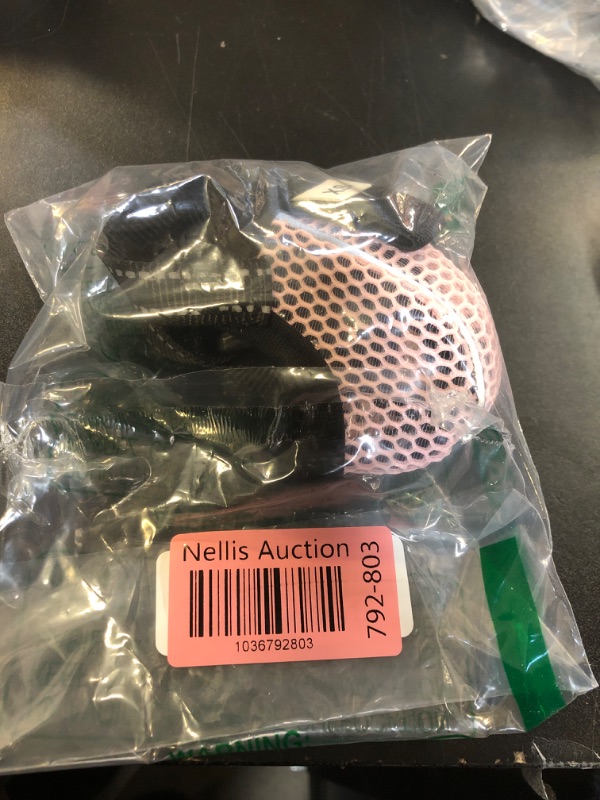 Photo 1 of JOYPAWS Dog Muzzle, Breathable Soft Muzzle for Extra Small Dogs to Anti & Prevent Barking Biting Chewing, Reflective & Adjustable Basket Muzzle with Air Mesh for Dachshund Pink XS