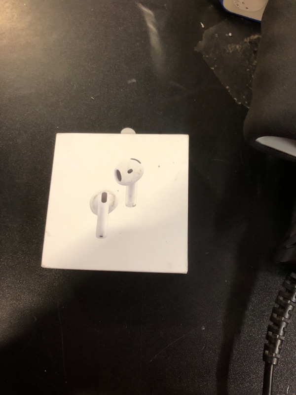 Photo 2 of Apple AirPods 4 Wireless Earbuds, Bluetooth Headphones, with Active Noise Cancellation, Adaptive Audio, Transparency Mode, Personalized Spatial Audio, USB-C Charging Case, Wireless Charging, H2 Chip