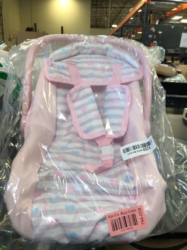 Photo 2 of Adora Baby Doll Car Seat - Pink Car Seat Carrier