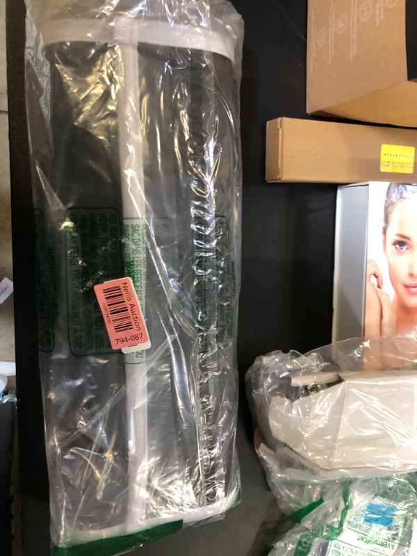 Photo 1 of Color&Geometry Chenille Rubber Backed White Bathroom Runner- Non Slip, Absorbent, Quick Dry, Washable- 17"x47" Long Bathroom Rugs Bath Runner